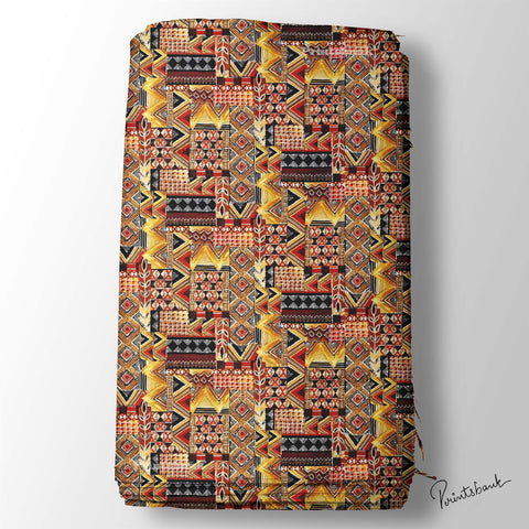 Abstract Geometrical Patch Print Design Abstract Geometrical Patch Print Design