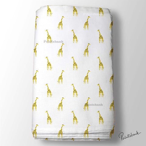 Baby Print White Yellow Giraffe Digital Print Baby Print White Yellow Giraffe Digital Print
