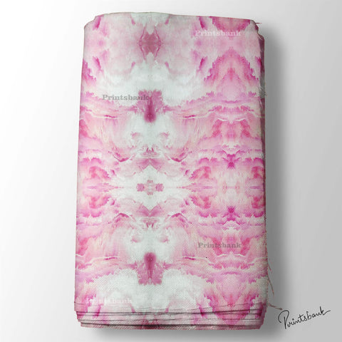 Baby Pink cloud Texture Printed Clothing Material Baby Pink cloud Texture Printed Clothing Material