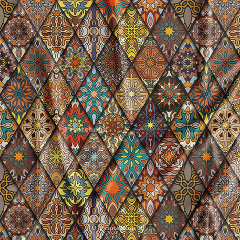 Abstract Floral Geometrical Pattern For Designer Dresses Abstract Floral Geometrical Pattern For Designer Dresses