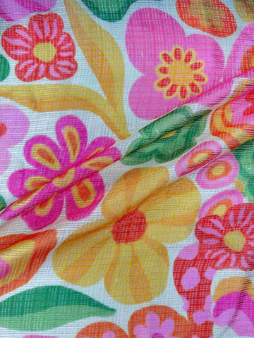 Kota Doria Digital Printed fabric