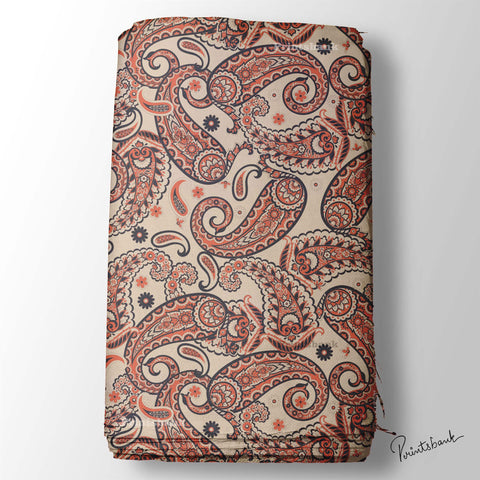 Paisley Printed fabric wholesale manufacturer