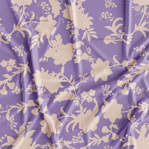 SALE! Digital Printed Bright Silk Satin Kurti, Gown, Top, Cord-Set Multipurpose Fabric