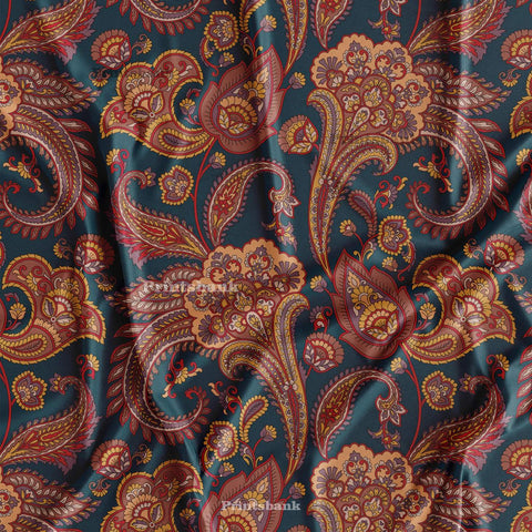 Paisley Printed fabric wholesale manufacturer