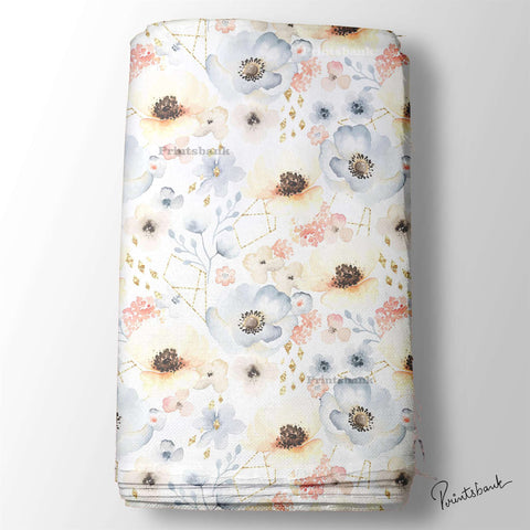 Digital Printed Floral Fabric wholesale