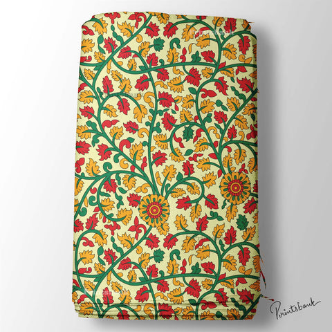 Kalamkari printed Fabric wholesale