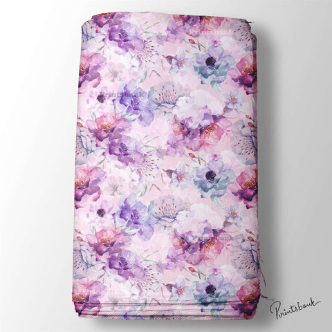 Digital Printed Floral Fabric wholesale