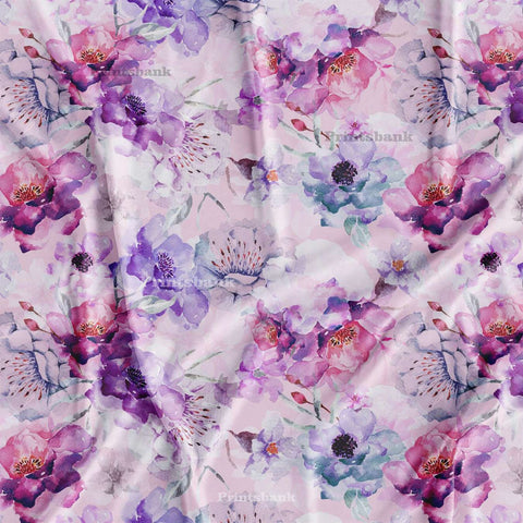 Digital Printed Floral Fabric wholesale