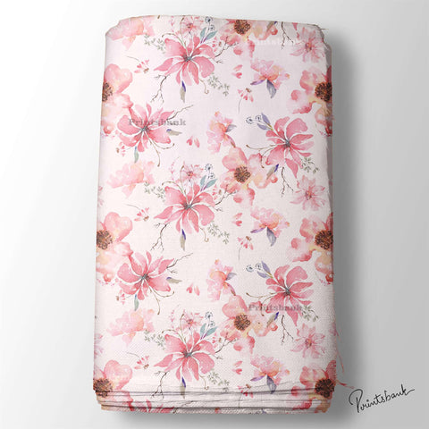 Digital Printed Floral Fabric wholesale