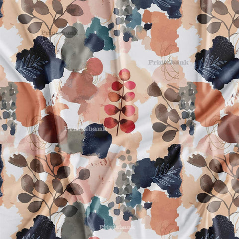 Colour Blast Floral Digital Printed Fabric Wholesale Price