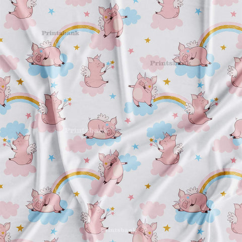 Kid's Digital Printed Fabric For Baby Garment Manufacturer