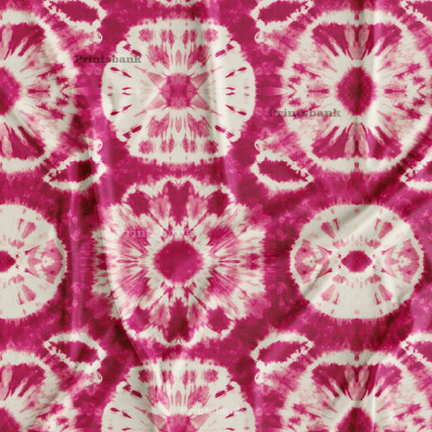 Dark Tie & Dye Abstract Digital Printed Fabric For Boutique Material Online 18