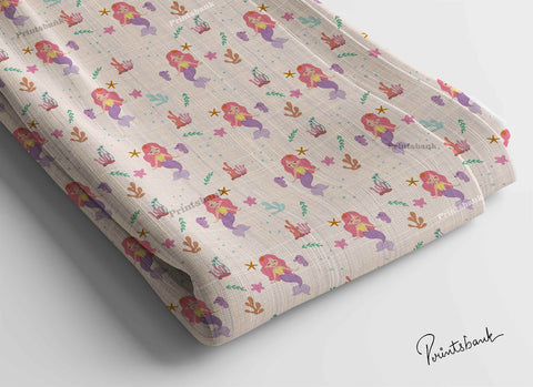 Offer! Kids Soft Digital Cotton Fabric Multipurpose