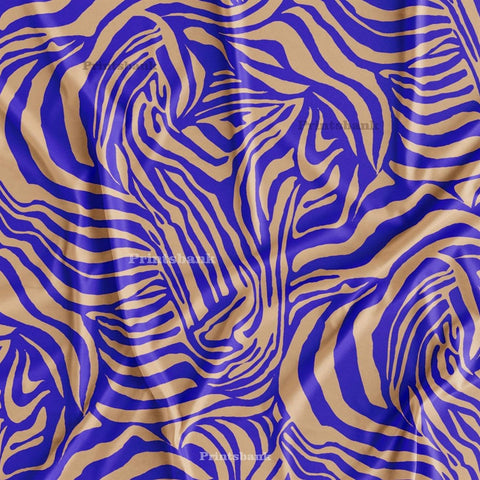 SALE! Digital Printed Bright Silk Satin Kurti, Gown, Top, Cord-Set Multipurpose Fabric