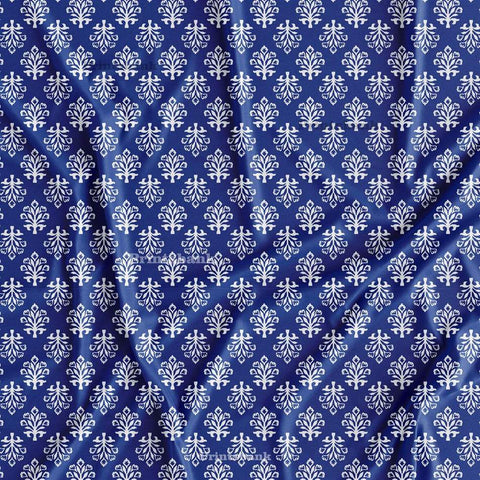 FLORAL Ikat Print fabric
