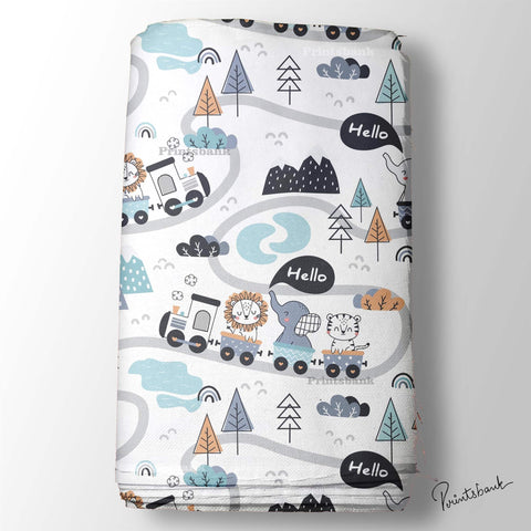 Kids Printed fabric wholesale