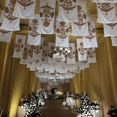 Event Motif Satin Printed Hanging