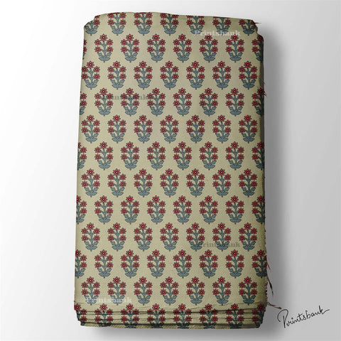 floral motif Print fabric