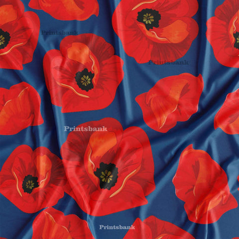 Floral Printed Fabric Cloth for Manufacturing