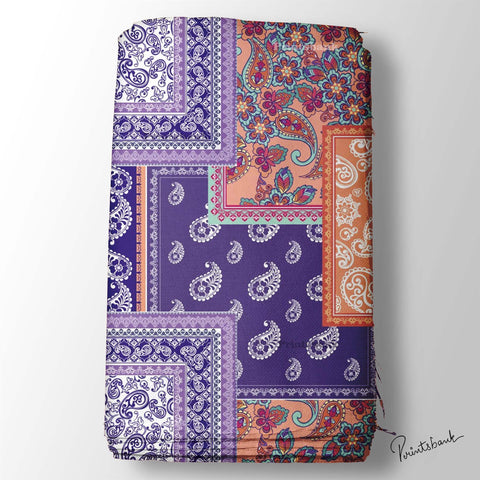 Floral printed fabric for dress & garments