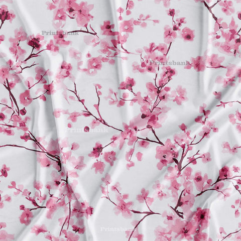 Digital Printed Floral Fabric wholesale