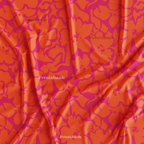 Bright Pink Boutique Floral Fabric Material Online