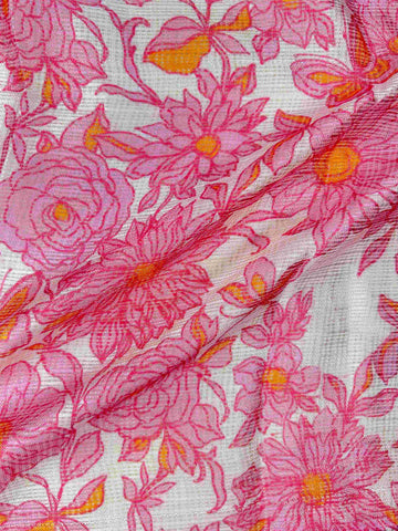 Kota Doria Digital Printed fabric