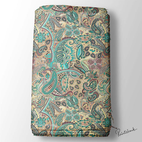 Paisley Print Fabric Wholesale