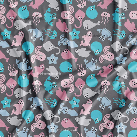 Baby Kids Printed Fabric