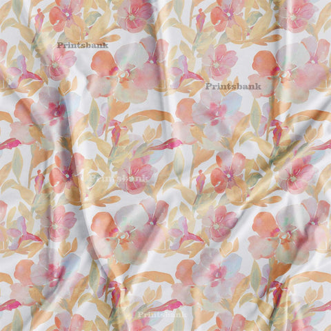 Floral Designer Printed Cloth fabric Material Wholesale