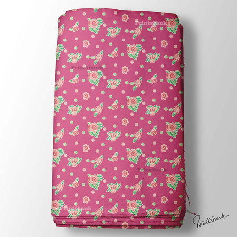 Baby Floral Printed Fabric Manufacturer In Surat