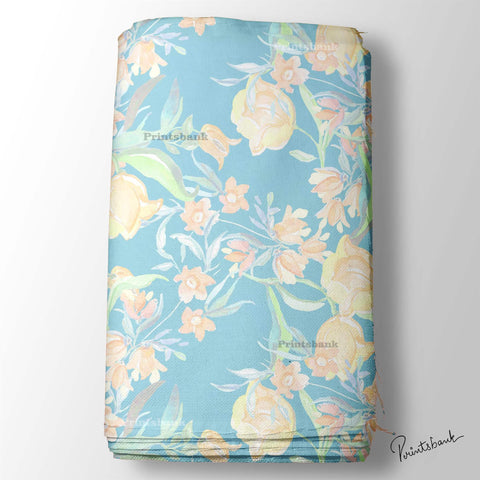 Digital Printed Floral Fabric wholesale