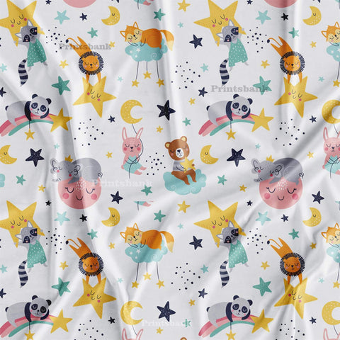 Kids Printed fabric wholesale