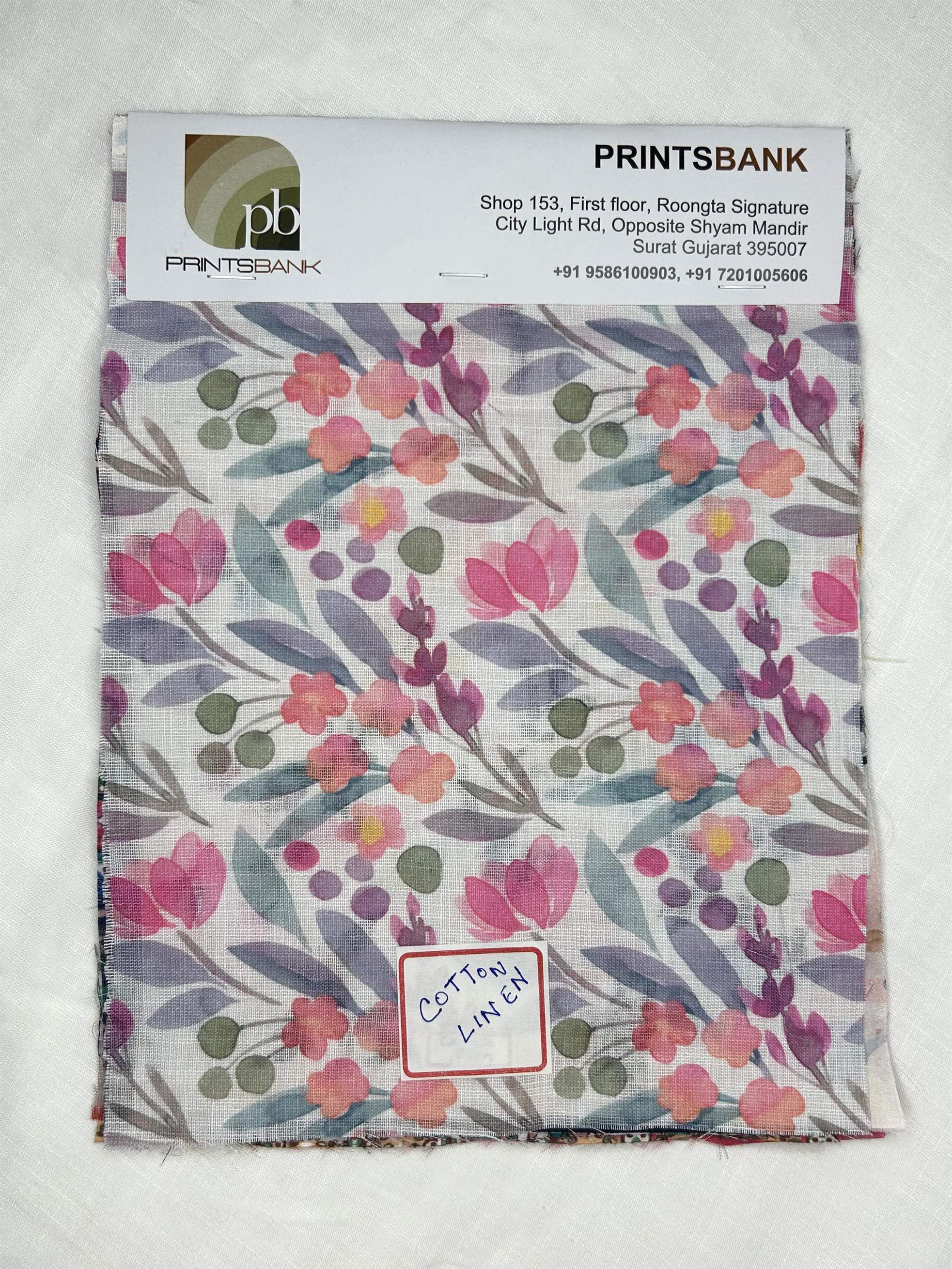 One Sample Folder / Fabric Swatch Book 10+ Fabrics cutting – Printsbank