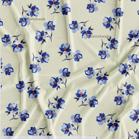 Floral Designer Printed Cloth fabric Material Wholesale