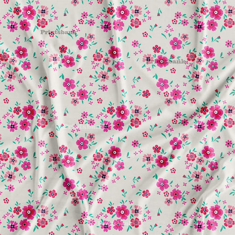 Floral Designer Printed Cloth fabric Material Wholesale