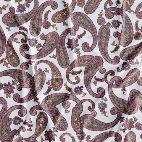 SALE! Digital Printed Bright Silk Satin Kurti, Gown, Top, Cord-Set Multipurpose Fabric