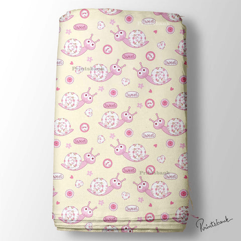 Yellow Kids Printed Fabric Wholesale Online