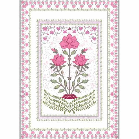 Pink Event Motif Satin Printed Hanging