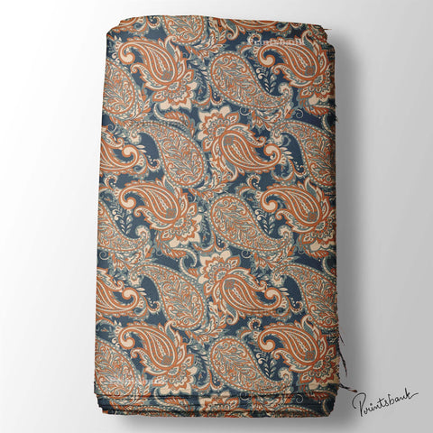 Wholesale Paisley Print Fabric in Surat