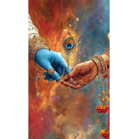 Lord Radhe Krishna Marriage Hanging