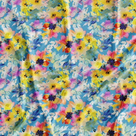 Floral Printed Fabric