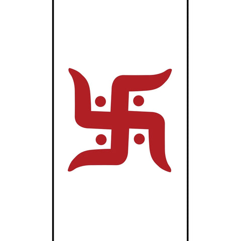 Swastik Event Motif Satin Printed Hanging