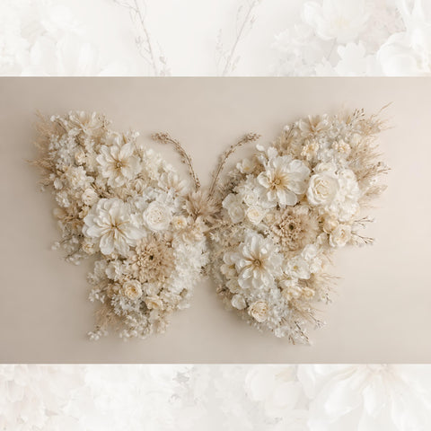 Angels Butterfly Floordrop for infant photographs