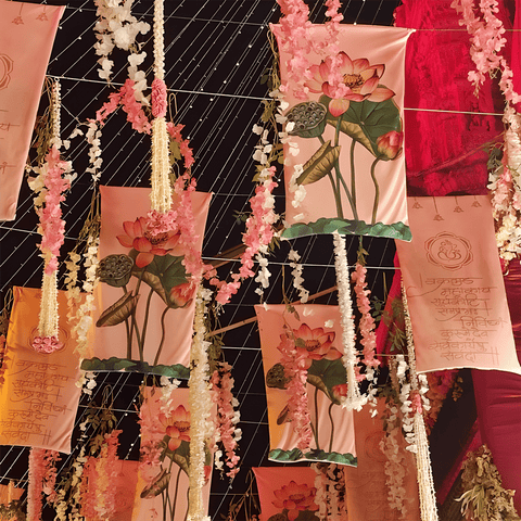Event Motif Satin Printed Hanging