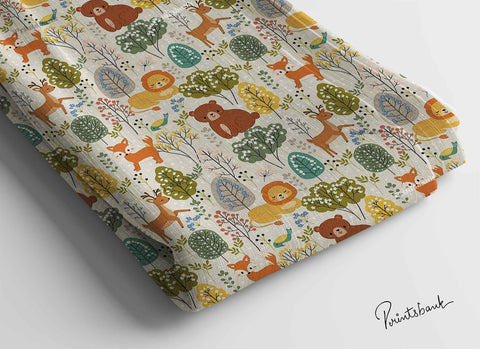 Offer! Kids Soft Digital Cotton Fabric Multipurpose