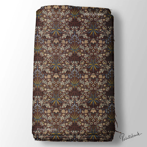 Floral abstract Printed Fabric