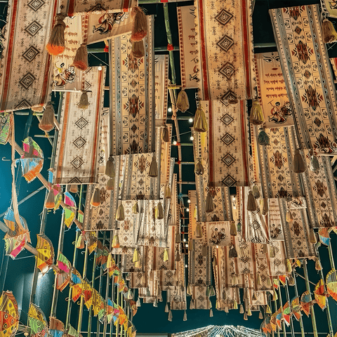 Event Motif Satin Printed Hanging
