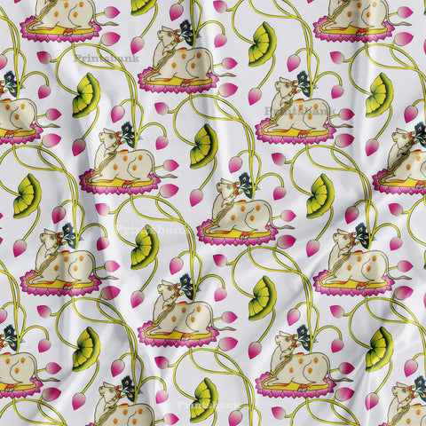 Pichwai printed Fabric wholesale Manufacturer