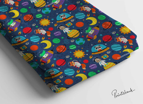 Offer! Kids Soft Digital Cotton Fabric Multipurpose